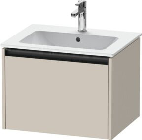 Duravit Waschtischunterschrank Ketho.2 in Tau matt mit einem Auszug, wandhängend, B/T/H: 61 x 48 x 44 cm - Bild 1