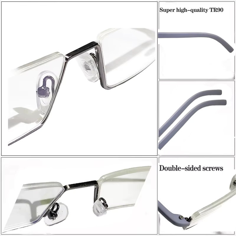 May Flower TR90 Lesebrille, rechteckig, Herren - Bild 2