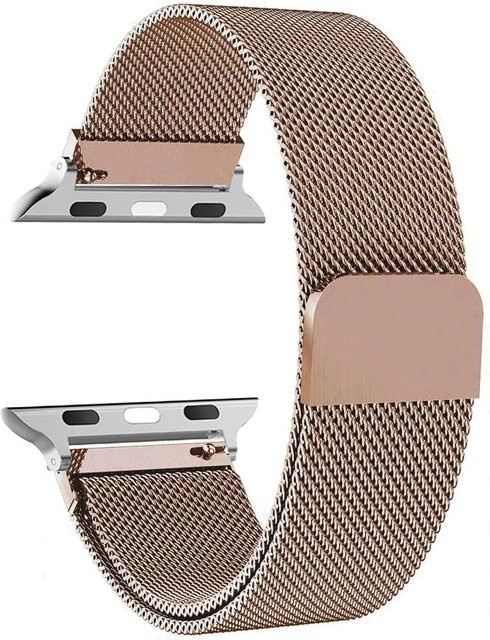 SH-YU1 Uhrenarmband Milanaise, Roségold, Damen - Bild 1