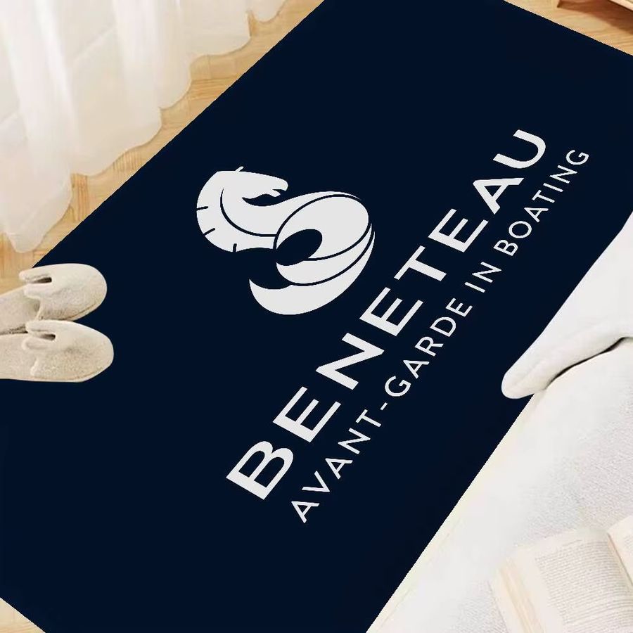 B-BENETEAU Logo Bodenmatte rutschfest für Waschküche, Balkon und Wohnzimmer - Bild 3