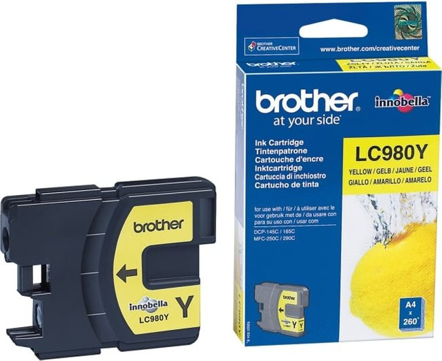 Brother Tintenpatrone LC-980Y gelb - Bild 1