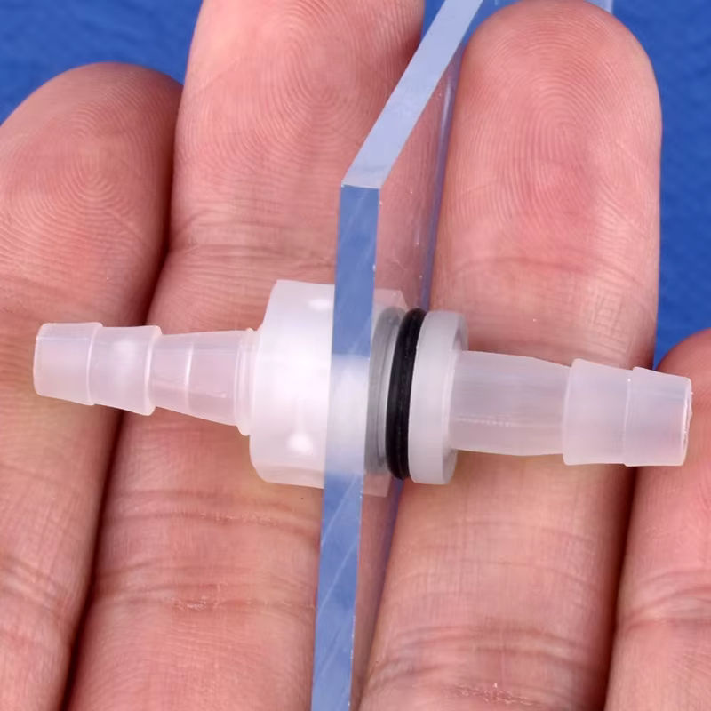 SgooHan Pagoda-Direktverbinder aus PP für Aquarium und Gartenbewässerung, transparent, Durchmesser: 3 bis 8 mm, M6 bis M10 Sechskantmutter - Bild 3