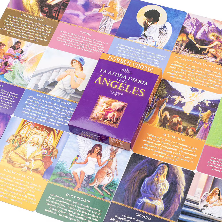 Your Angels Oracle, Tarot-Brettspiel, Spanische Version, 44-Karten-Deck - Bild 4