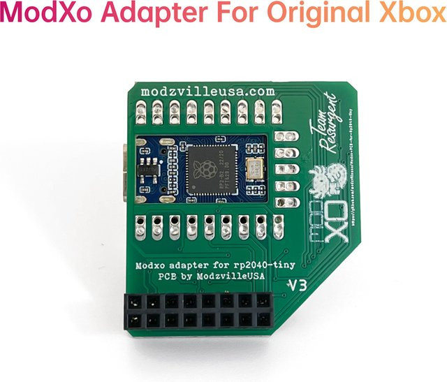 V3 ModXo Adapter mit PromethOS 1.5.0 und Openxenium BIOS für deine Original-Xbox-Videokonsole mit Verzögerungsfunktion - Bild 1