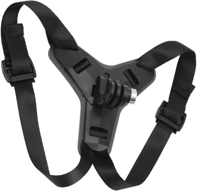 CosyHome Motorradhelm-Kamerahalterung mit verstellbarer Kinnhalterung in Schwarz für GoPro Hero 8 7 6 5 - Bild 1