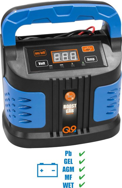 Güde Automatik Batterielader GAB 12V/6V-10A-Boost in Schwarz - Bild 3