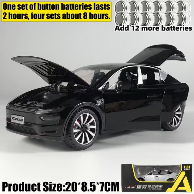 Linyi toy car Modell Y Facelift Off Road SUV, Modellauto, Metall, 1:24, ab 14 Jahren - Bild 1