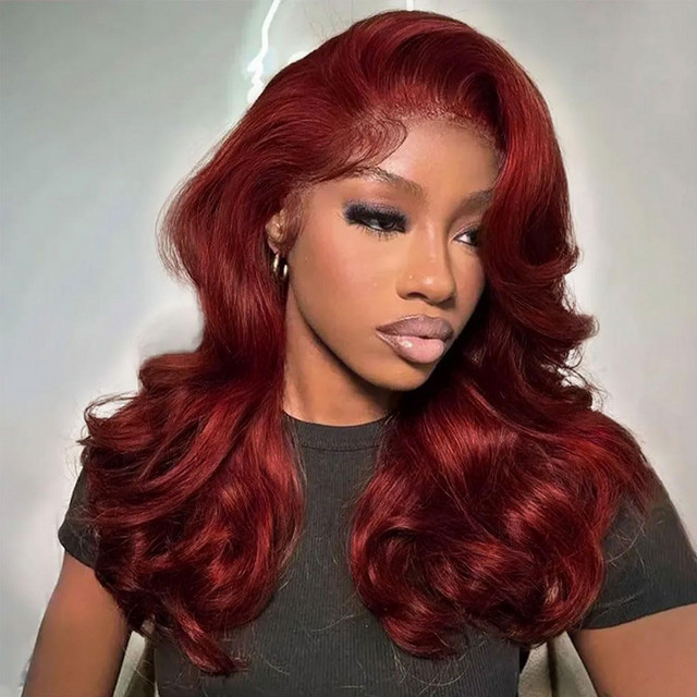 99J Body Wave Lace Perücke, 26 Zoll, HD Lace Front, Remy Echthaar, Lockige Wellentextur - Bild 1