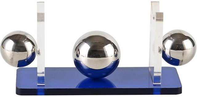 Kreativer Stiftehalter aus Acryl und Metall in Grau mit Ornament-Design und Modellhaus-Optik - Bild 1