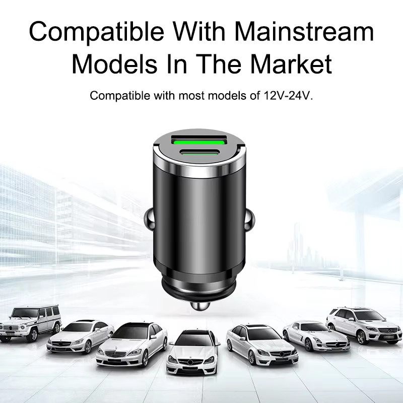 100W Auto Ladegerät mit PD Schnellladefunktion und USB-C für iPhone, Samsung, Huawei und Xiaomi - Bild 4