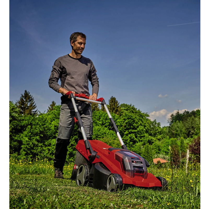 Einhell Power X-Change Akku-Rasenmäher RASARRO 36/40 in Rot und Schwarz - Bild 3