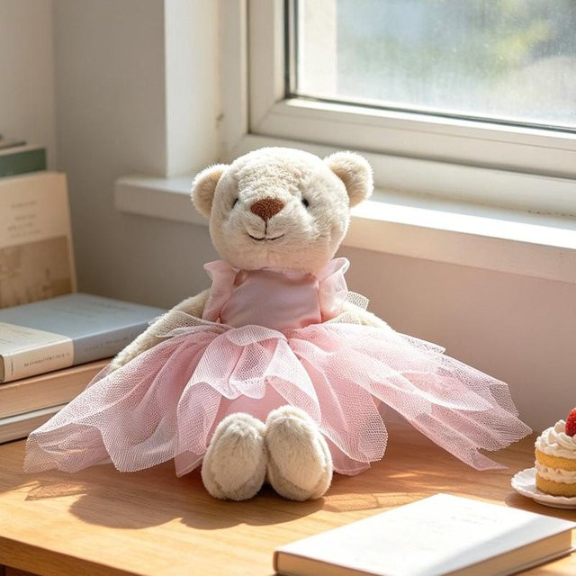Bär & Hase Plüschtier Ballettrock, 1-teiliges Set, 28 cm, ab 14 Jahren - Bild 1