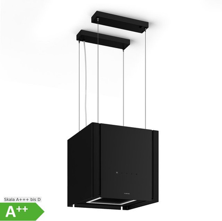 Klarstein Velaire Dunstabzugshaube mit Liftfunktion, Schwarz, Breite: 40 cm, EEC A++