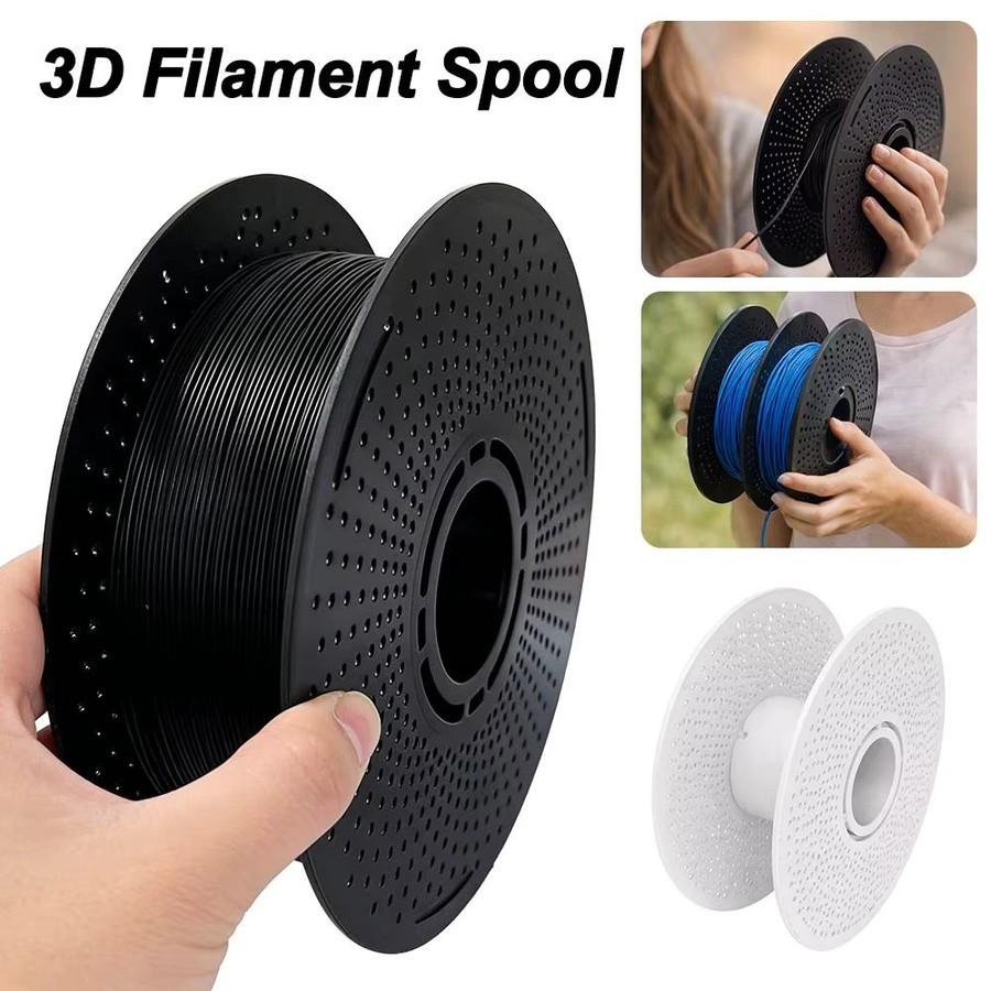 Hochtemperaturbeständige leere 3D-Drucker Filament-Spule zum einfachen Nachfüllen in Weiß - Bild 2