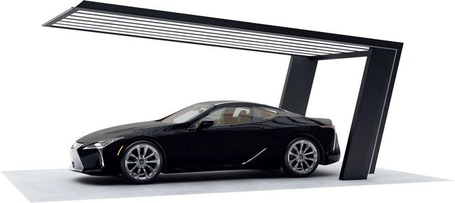 Ximax Einzelcarport MyPort 7 Typ 60 Aluminium Schwarz-Silber B/T: 269 x 587,3 cm - Bild 1