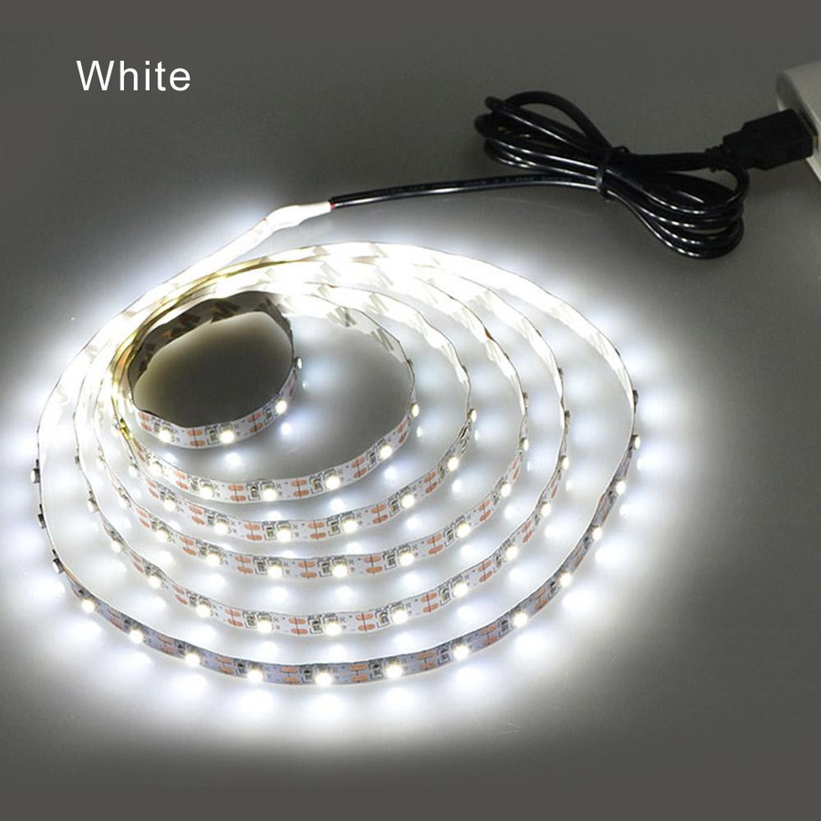 MALITAI LED-Streifen zur TV-Hintergrundbeleuchtung und Schrankbeleuchtung mit USB-Anschluss, Warmweiß - Bild 3