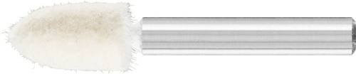 PFERD Filzpolierstifte Spitzkegelform mittelhart, Durchmesser: 10 mm, Schaft-Durchmesser: 6 mm, Farbe: Weiß - Bild 1