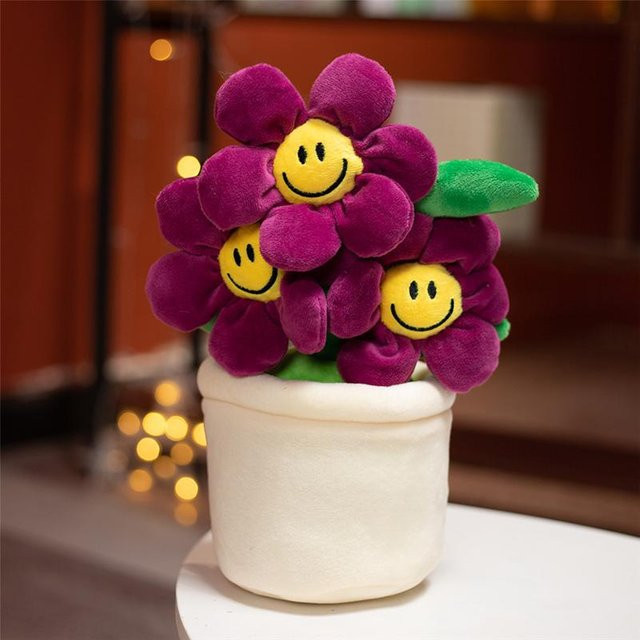 Yiran toy Sonnenblumenpflanzen-Plüschtiere, Plüsch / Textil, 30cm, ab 12 Jahre - Bild 1