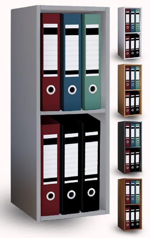 VCM Büroregal Offas in Weiß mit verstellbaren Regalböden, H x B x T: 72 x 34 x 30 cm - Bild 2