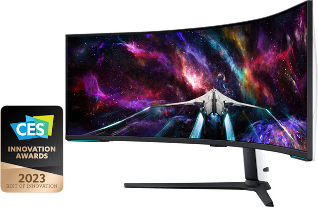 Samsung Odyssey Neo G9 G95NC Gaming-Monitor 57 Zoll Dual-UHD Mini-LED 240Hz Schwarz - Bild 2
