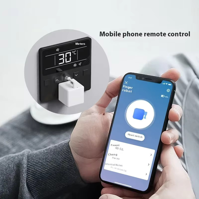 Timethinker Smart Fingerbot Zigbee 3.0 und Bluetooth Schalter für Tuya Garagen und Vorhänge, kompatibel mit Alexa und Google Home - Bild 4