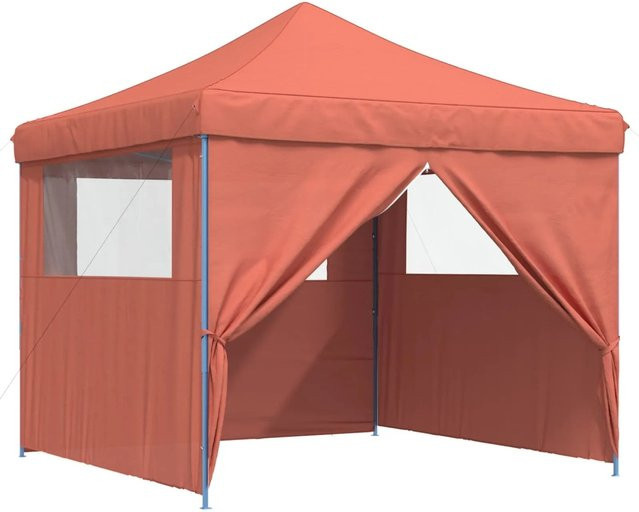 vidaXL Party-Zelt aus Oxford-Stoff mit PVC-Beschichtung in Terrakotta, B/T/H: 292 x 292 x 315 cm - Bild 1