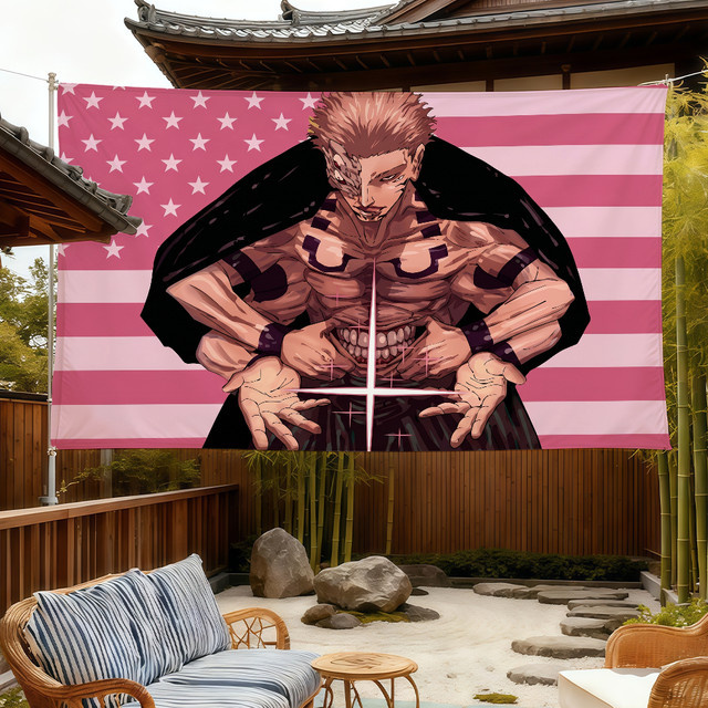 Jujutsu Kaisen Anime Wandbanner zur Dekoration für Zimmer und Wohnheim, B x H: 40 x 60 cm - Bild 1