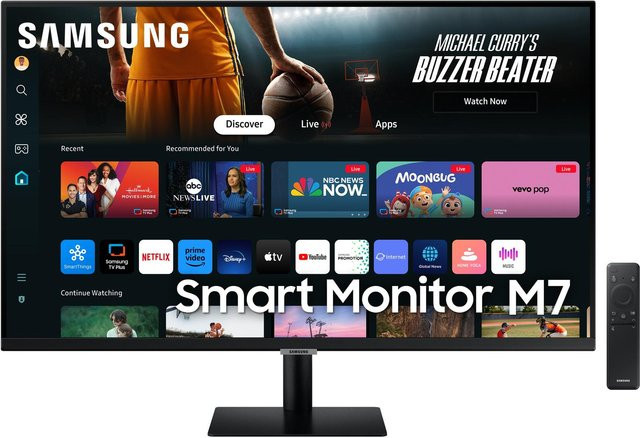 Samsung Smart Monitor M7 S32DM700U 32 Zoll 4K UHD VA LED Monitor Schwarz - Bild 2