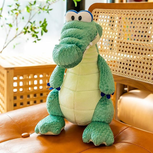 Herr Krokodil Plüschtier, kleines Krokodil, grün, 40cm - Bild 1