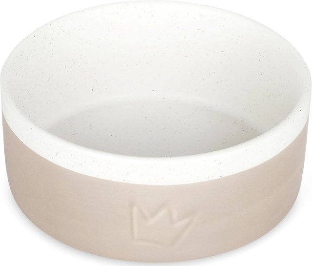 Rudelkönig Keramiknapf für Hunde, Beige, 900 ml, rutschfest und BPA-frei - Bild 1