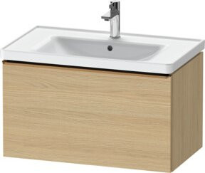 Duravit Waschtischunterschrank D-Neo, wandhängend, Weiß Matt, B/T/H: 78,4 x 45,2 x 44,0 cm - Bild 1