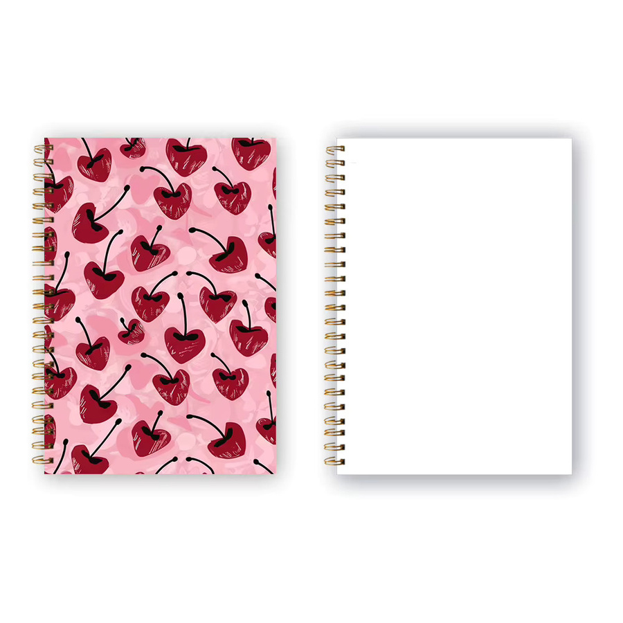 Notizbuch Pink Cherry Serie mit unlinierte Seiten in Pink und Multicolour - Bild 3