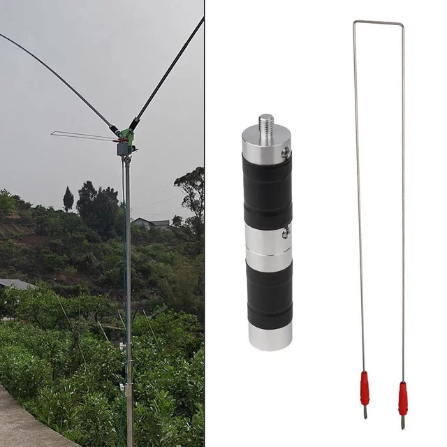 P-ESA DP200 Dipolantenne HF-Kurzwellenantenne als tragbares Breitband-Dipol-System für 7–54 MHz und 14–54 MHz mit positiver V-Form - Bild 1