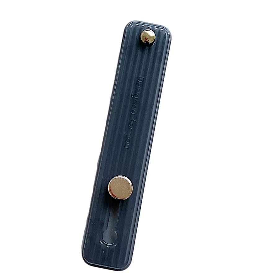 QGhappy Einstellbarer Fingerring Handyhalter für iPhone, Xiaomi und Samsung, Transparent und Blau, Tragbarer Desktop-Ständer für dein Smartphone - Bild 3