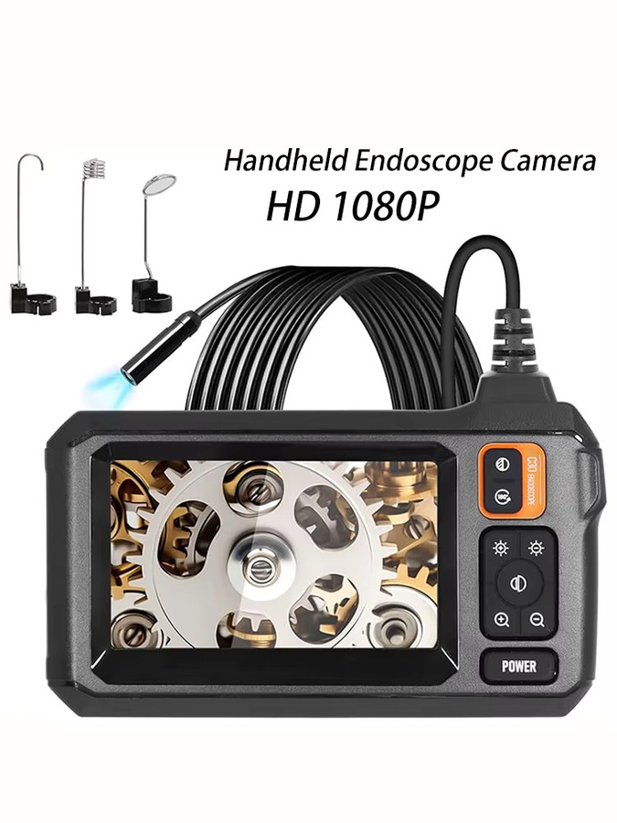 INSKAM Industrielles Endoskop-Kamera-System mit 4,3 Zoll IPS-Bildschirm, HD1920P, 8mm Linse, IP67 wasserdicht, Schwarz - Bild 4