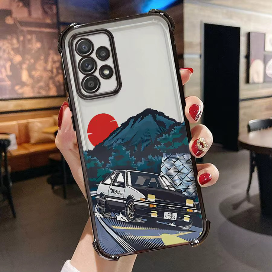 Anime Initial D Handyhülle für Samsung Galaxy A15 A16 A17 A21s A24 A25 A26 A33 A35 A36 A52 in Multicolor - Bild 4