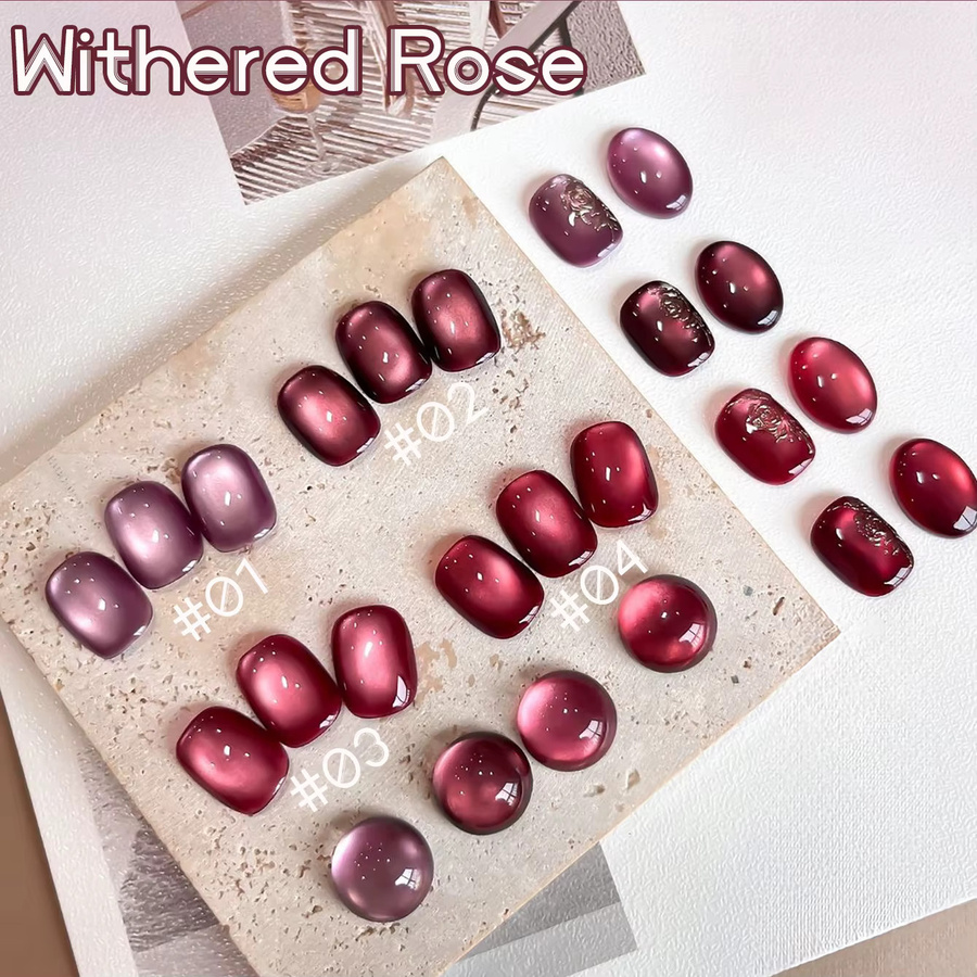 WS Gel-Nagellack, Rot-Violett - Bild 3