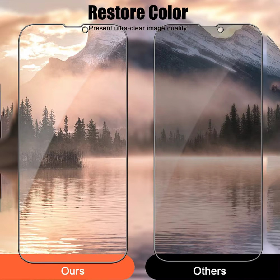 NNBILI 2er-Pack Blickschutz-Displayschutzfolien aus gehärtetem Glas für iPhone 17 16 15 14 13 12 11 Pro Max 13 Mini 17e 16e - Bild 6