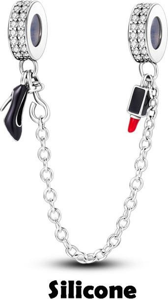 Lily there Spacer Stopper Clip Charms, 925 Silber, Damen - Bild 1