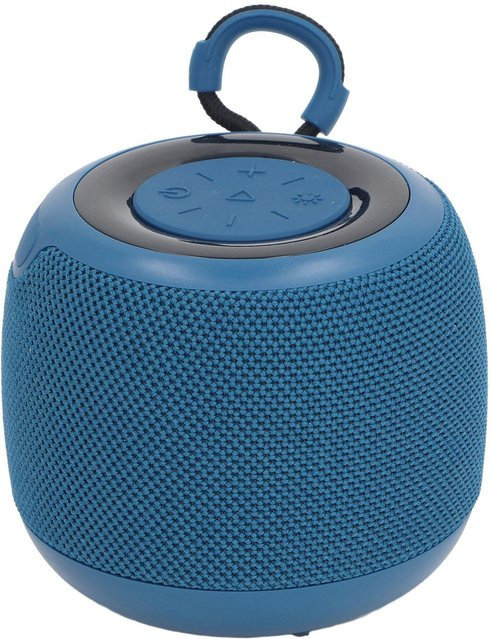 Andoer Kabelloser Bluetooth-Lautsprecher in Blau, multifunktionaler tragbarer Lautsprecher für unterwegs - Bild 1