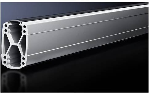 Rittal CP 6218.110 Tragprofil offen aus Aluminium in Silber, L x B x H: 1000 x 90 x 160 mm - Bild 1