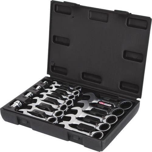 KS Tools Ring-Maulschlüssel-Satz aus Chrom-Vanadium in Silber, Schlüsselweite 3/4 Zoll - Bild 1