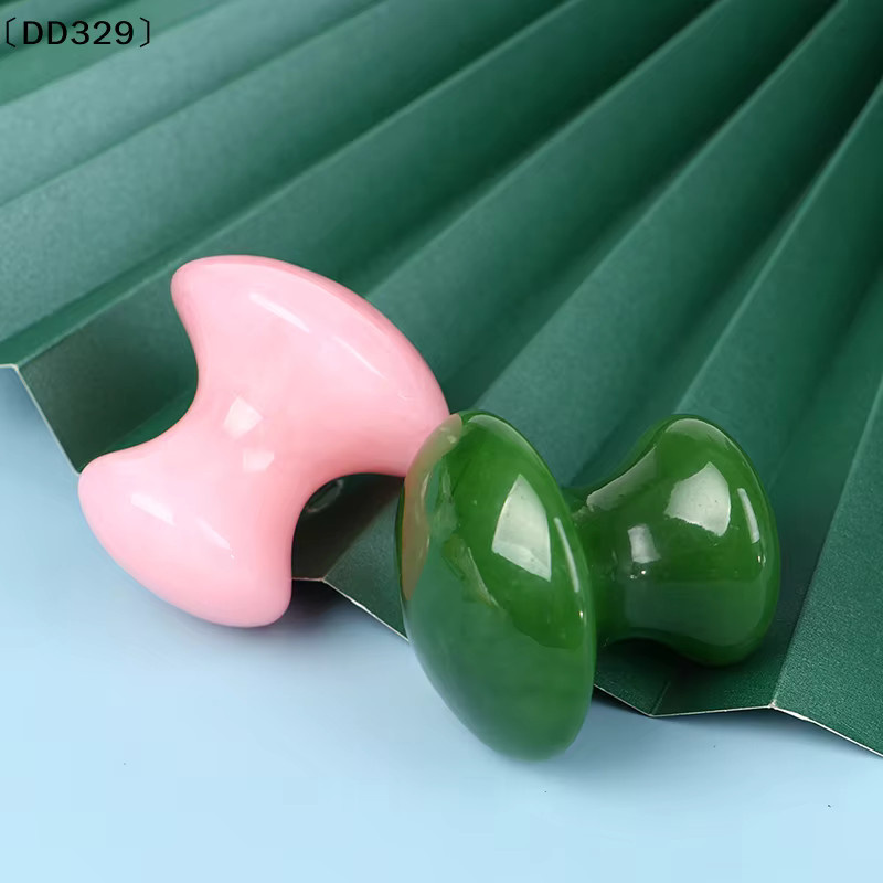 JETTING Gua Sha Massagegerät aus Rosenquarz, Gesicht, Körper, Füße, Unisex - Bild 3