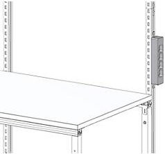 Rocholz 4-fach Steckdose System Flex in Schwarz zur Selbstmontage, B/H/T: 30,4 x 6,1 x 4,5 cm - Bild 1