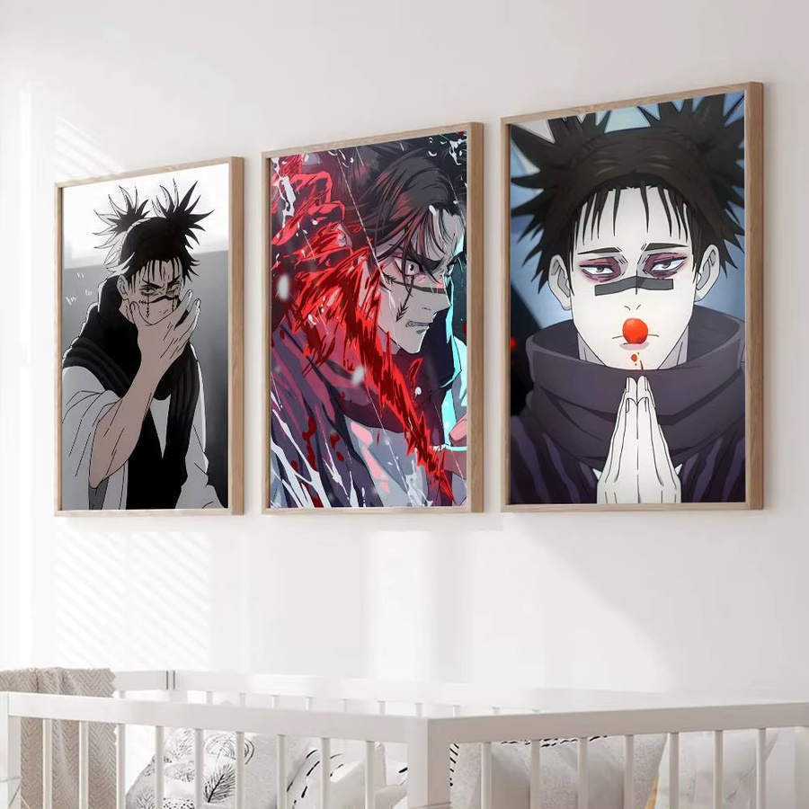 Bilibili Choso Anime-Poster aus Papier, Mehrfarbig, B/H: 20 x 15 cm - Bild 3