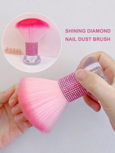 klimonla Diamant-Pilzkopf-Nagelstaubbürste, Unisex - Bild 1