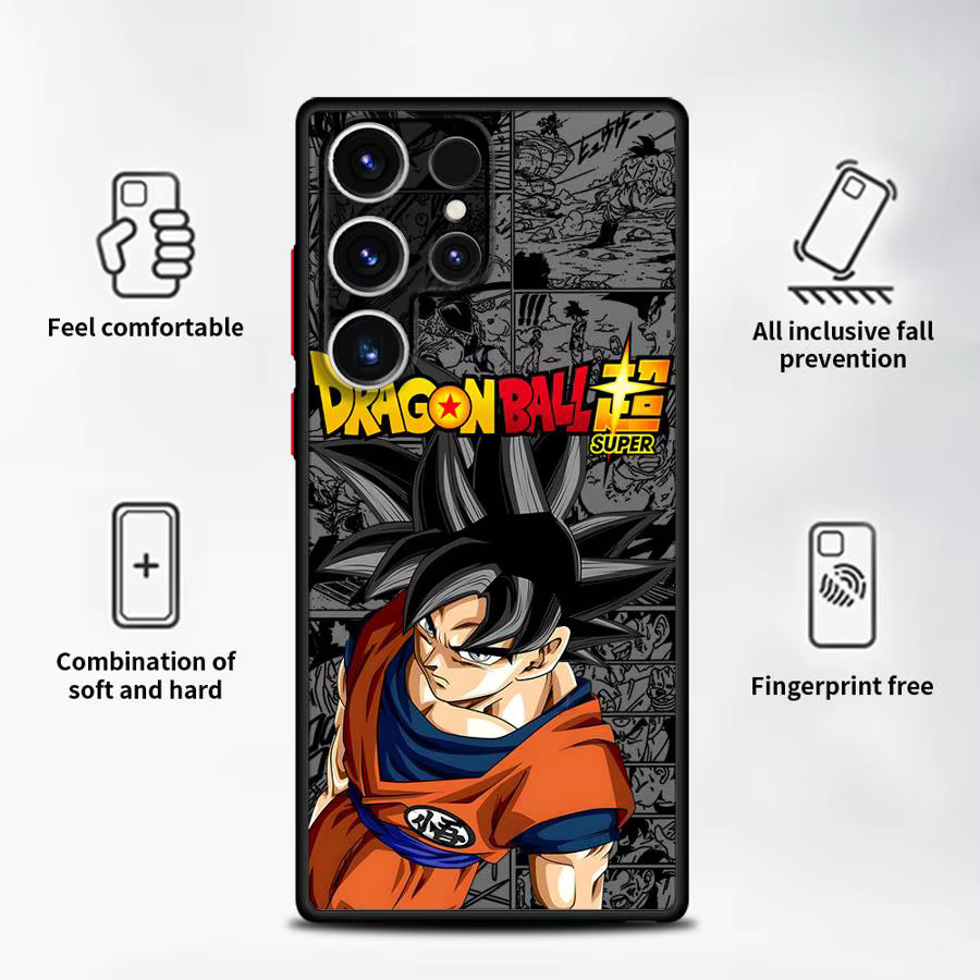 Handyhülle Dragon Ball Saiyajin 4 Son Goku für Samsung Galaxy S23 Ultra S22 Plus S21 S24 FE S20 S10 S9 in Multicolour - Bild 2
