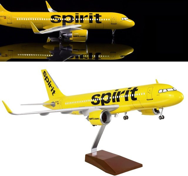 ZOCO Airbus American Spirit A320, Modellflugzeugbausatz, Maßstab 1:80, Harzdruckguss - Bild 1