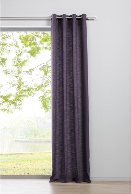 Ondeco Ösenschal Blickdicht, 1er Set, Farbe: Brombeere, B: 135 cm, H: 300 cm - Bild 1