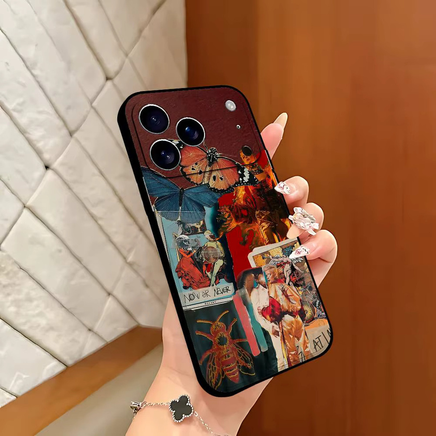 Mesuca Handyhülle für iPhone 11 bis iPhone 17 Pro Max Plus Mini aus weichem TPU in Multicolour - Bild 3